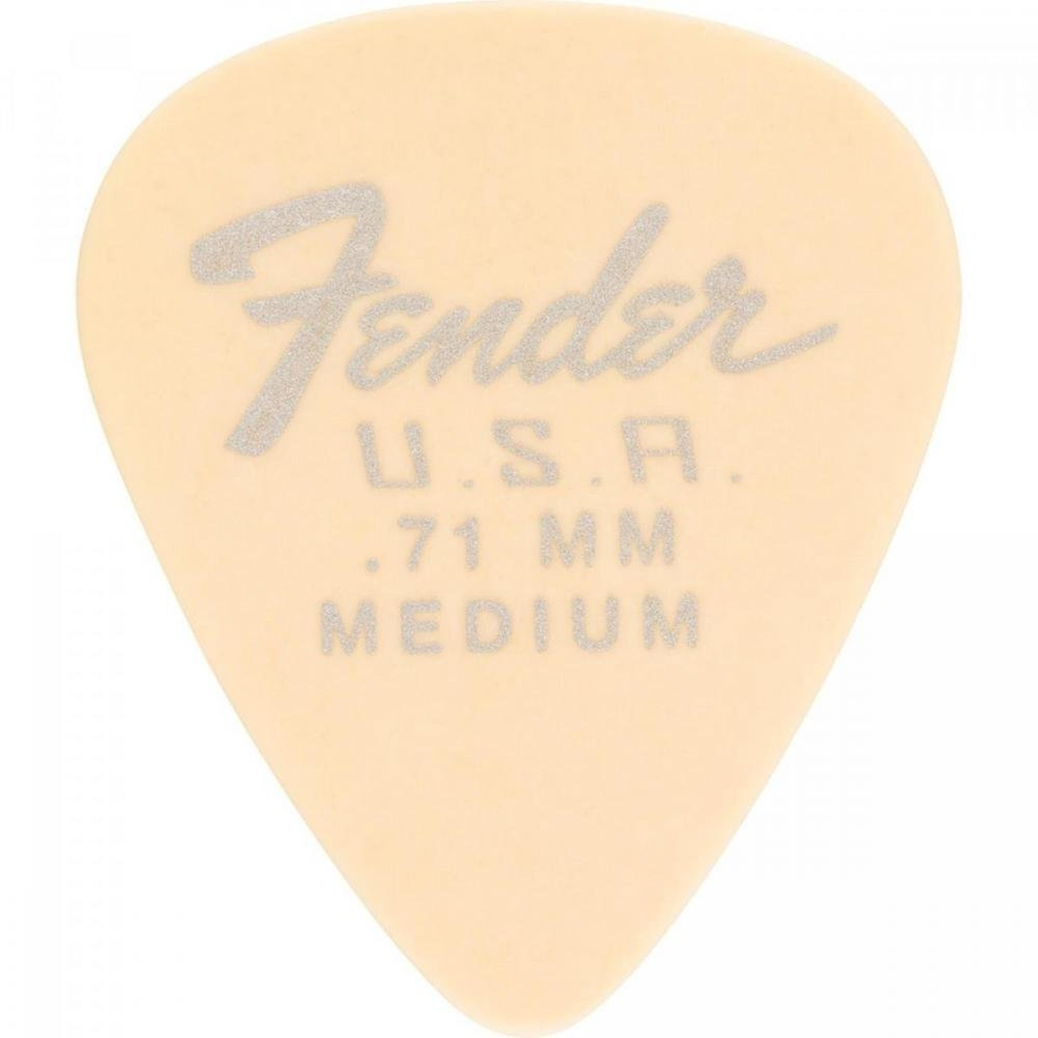 Palheta Dura-Tone 0.71 Medium Olympic White FENDER Un.Venda: MVA/12