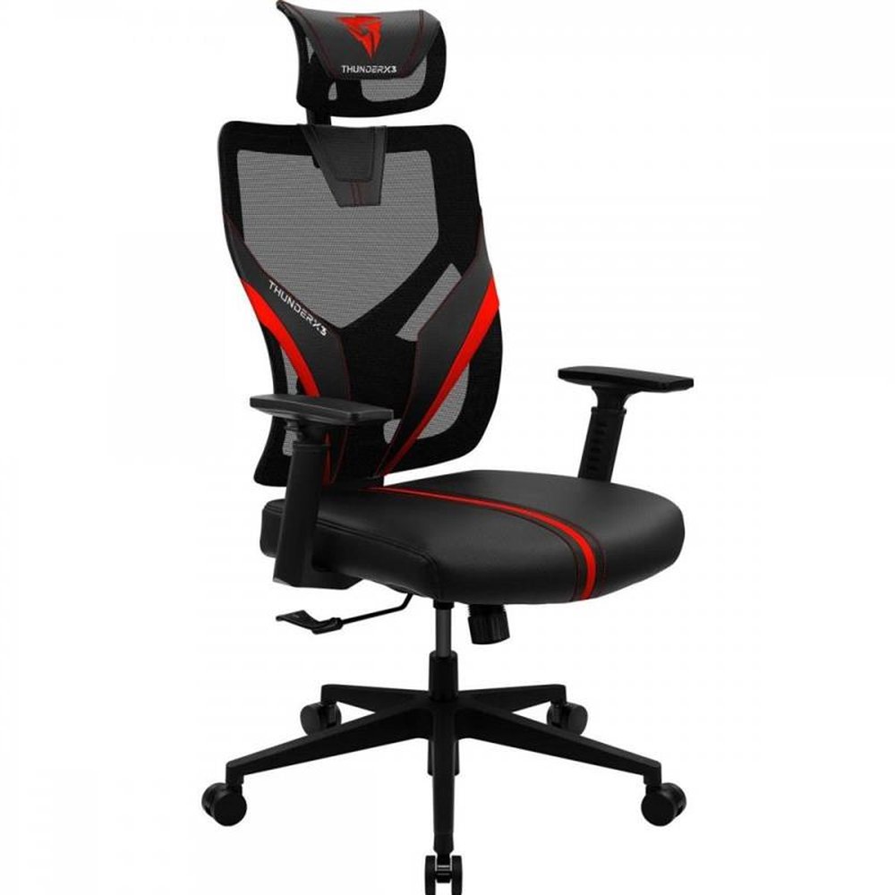 Cadeira Ergonômica Yama1 Preta/Vermelha ThunderX3