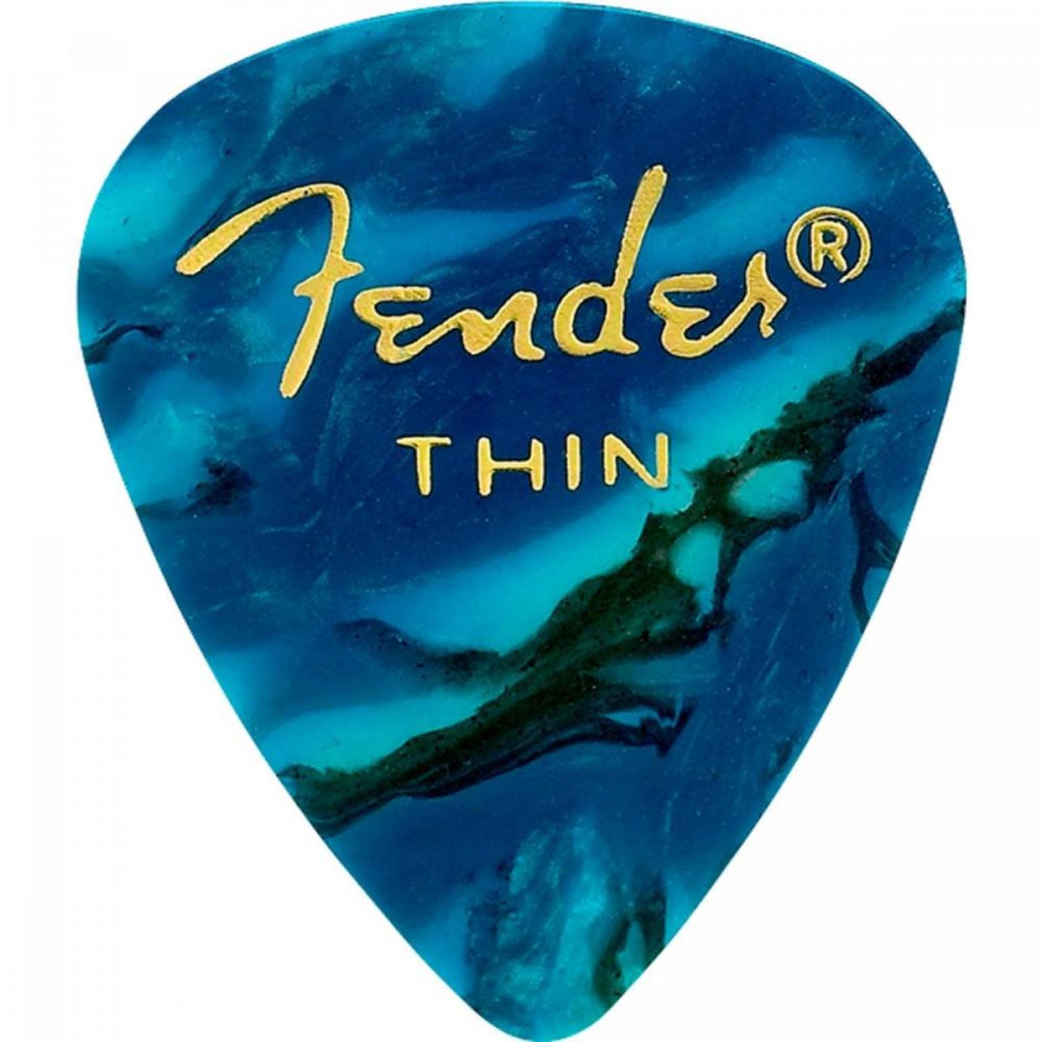 Palheta Celulóide Shape Premium 351 Thin Ocean Turquoise FENDER Un.Venda: MVA/12