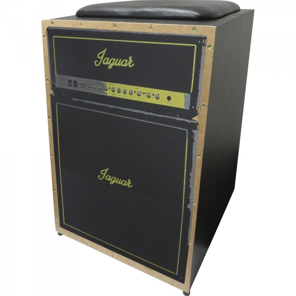 Cajon Eletroacústico Inclinado Profissional K2 COR-003 EQ Cubo JAGUAR Un.Venda: PC/1