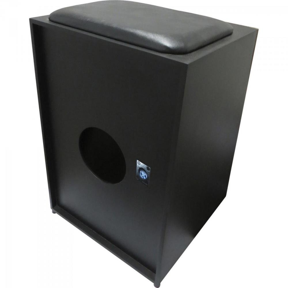 Cajon Eletroacústico Inclinado Profissional K2 COR-003 EQ Cubo JAGUAR Un.Venda: PC/1