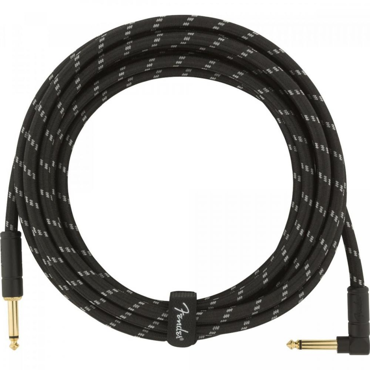 Cabo para Instrumentos P10 x P10 (90°) 4,5m DELUXE SERIES Preto Tweed FENDER Un.Venda: PC/1