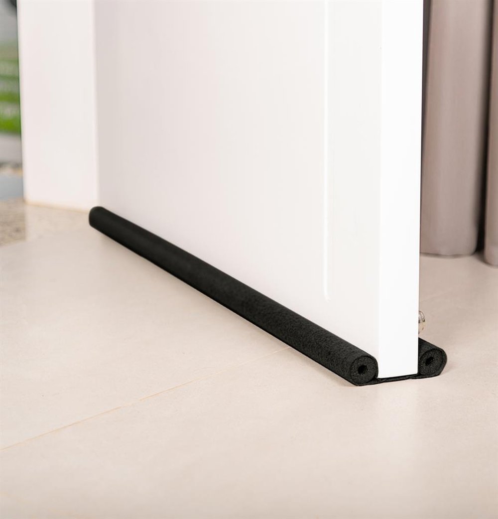 Protetor Veda Porta Preto - Marca Alklin Home