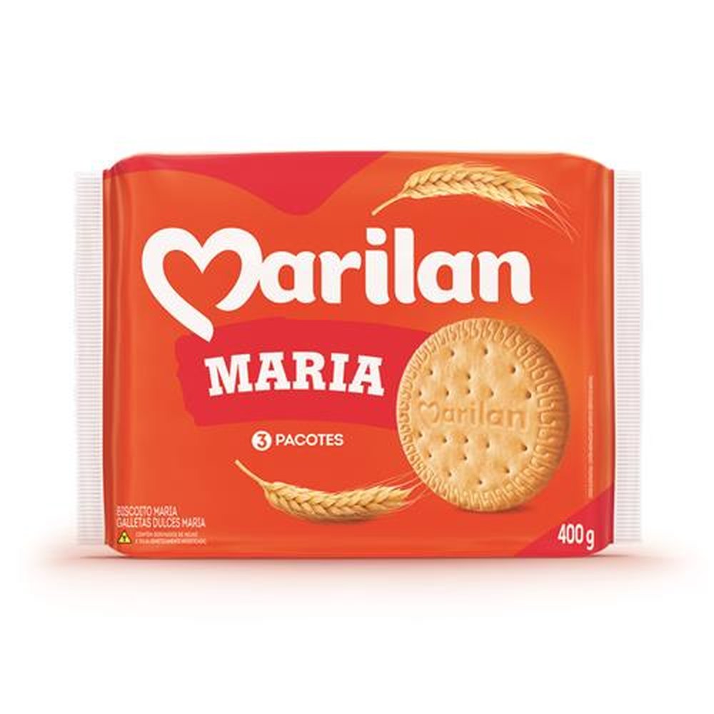 Biscoito Marilan Maria 400g (caixa com 24 unidades)