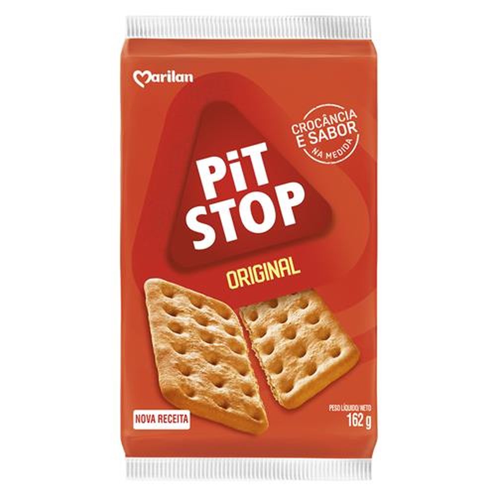 Biscoito Pit Stop Original 162g (caixa com 36 unidades)