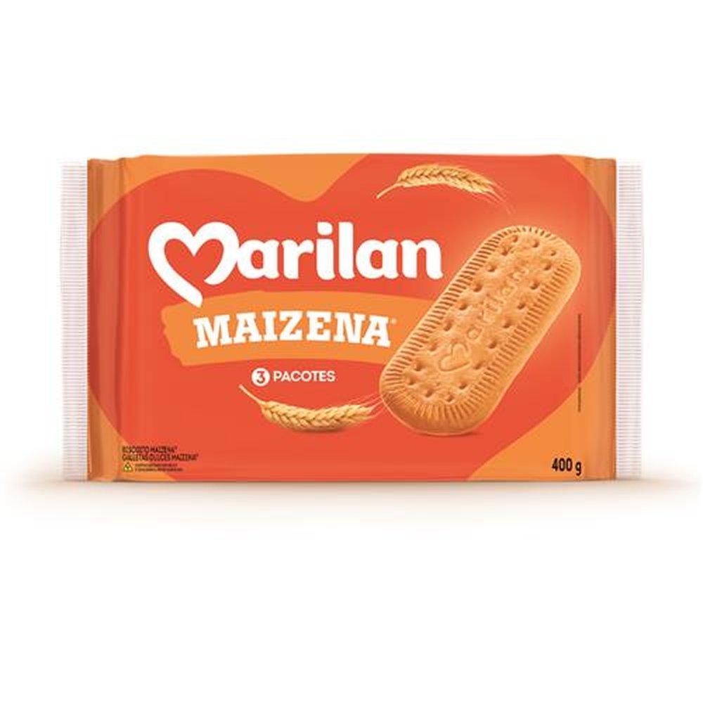 Biscoito Marilan Maizena 400g (caixa com 24 unidades)