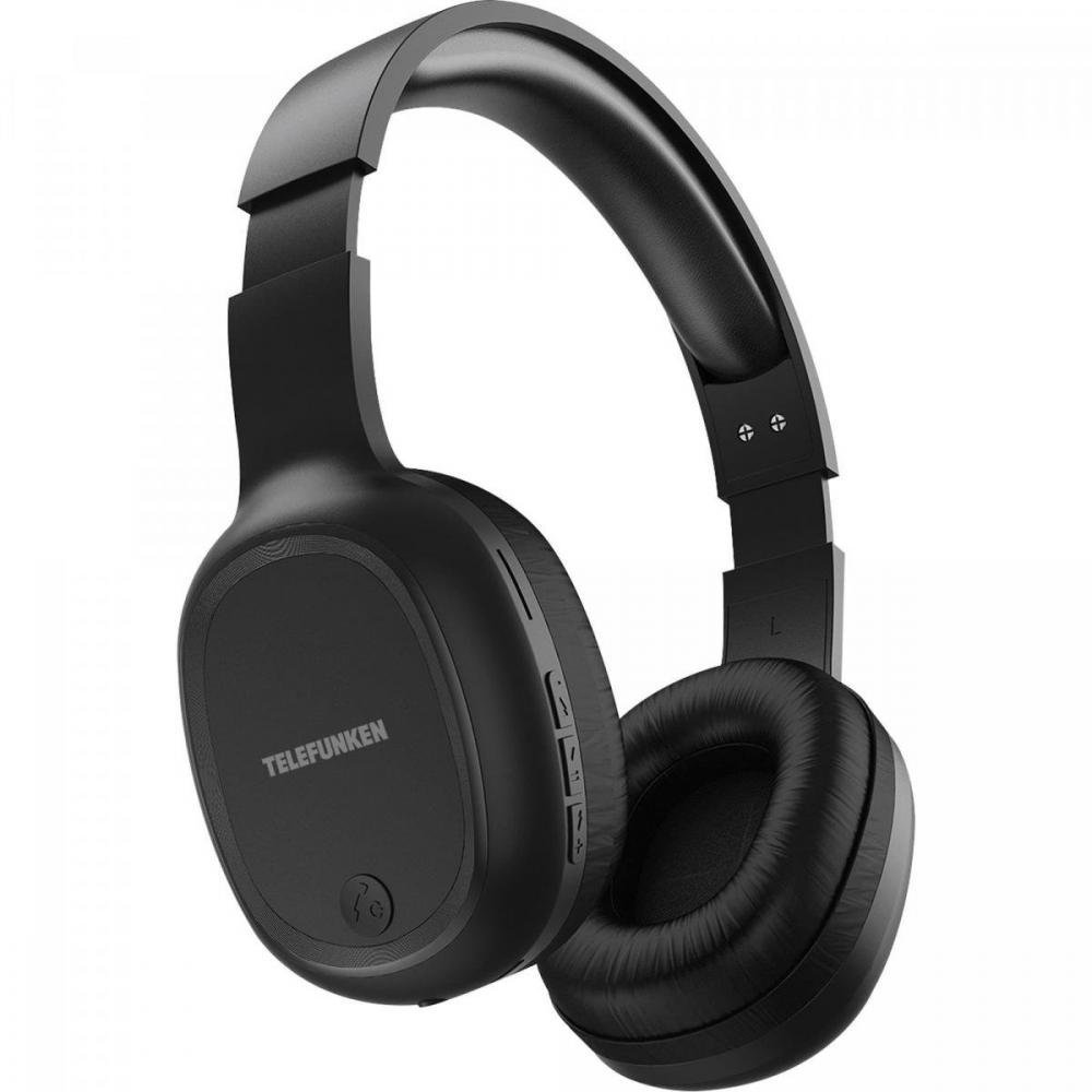 Fone de Ouvido Bluetooth Over-Ear H500BT Preto TELEFUNKEN Un.Venda: PC/1