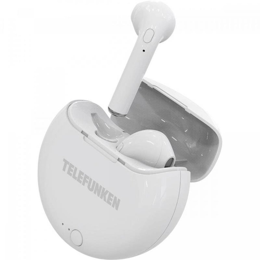 Fone de Ouvido Bluetooth Earbuds H320BT Branco TELEFUNKEN Un.Venda: PC/1