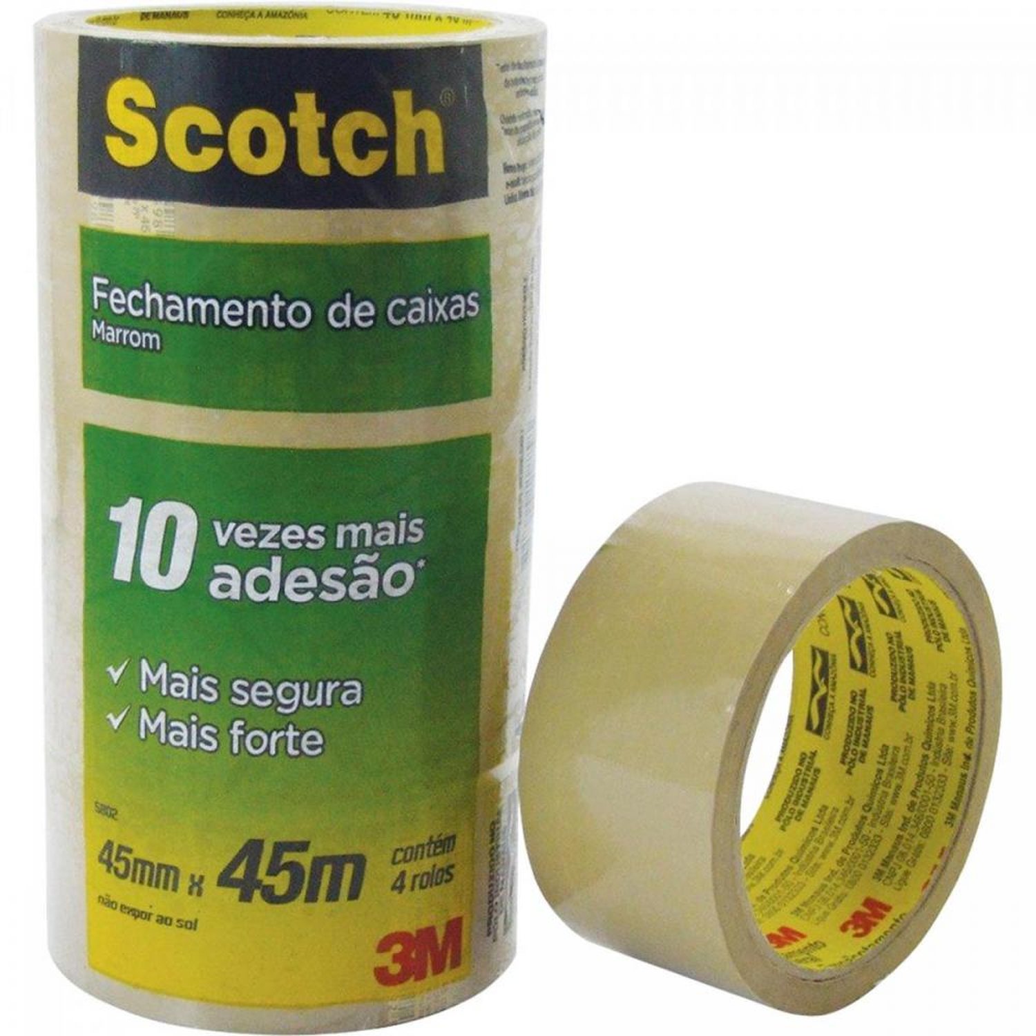 Fita de Empacotamento HOT MELT Transparente 3M Un.Venda: MVA/4