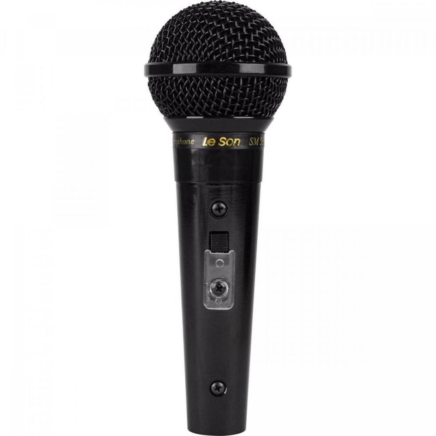 Microfone SM58 P4 Preto Brilhante Leson