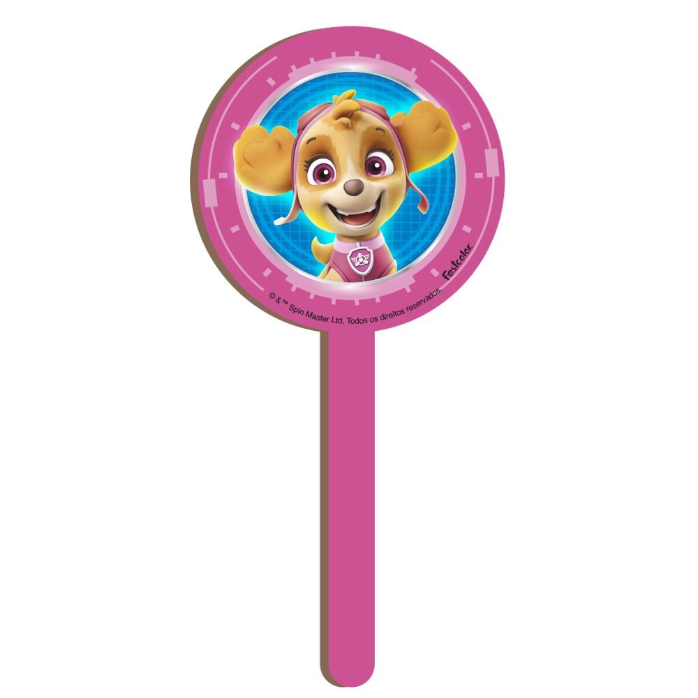 Mdf Pick Decorativo Skye Patrulha Canina