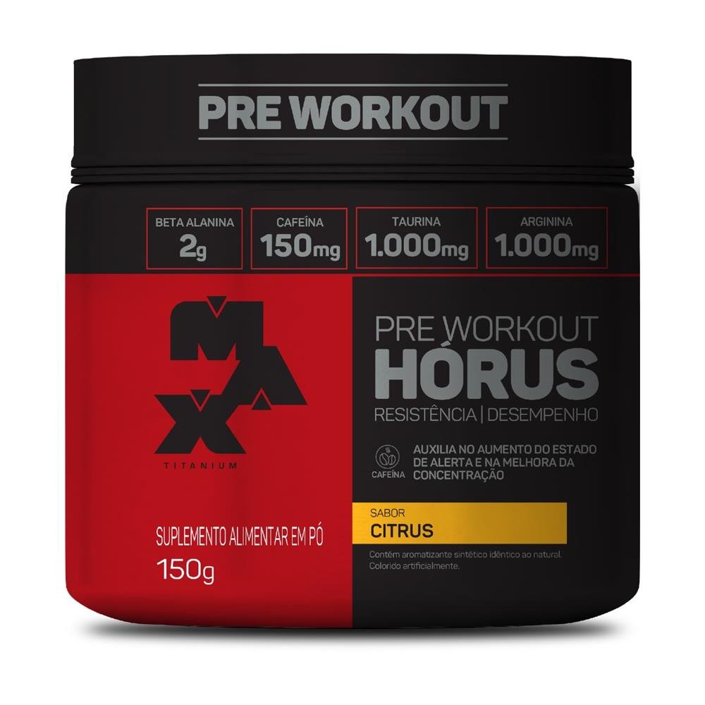 Pre Treino Horus Citrus 150g Max Titanium