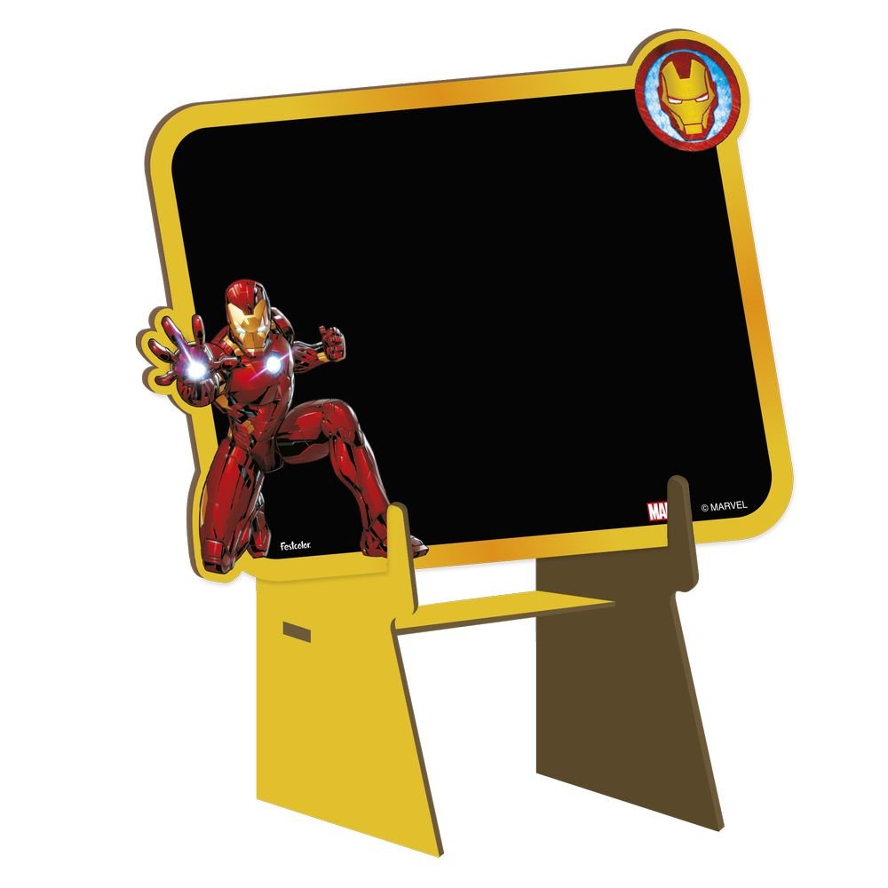 Mdf Lousa Decorada P Homem De Ferro Avengers