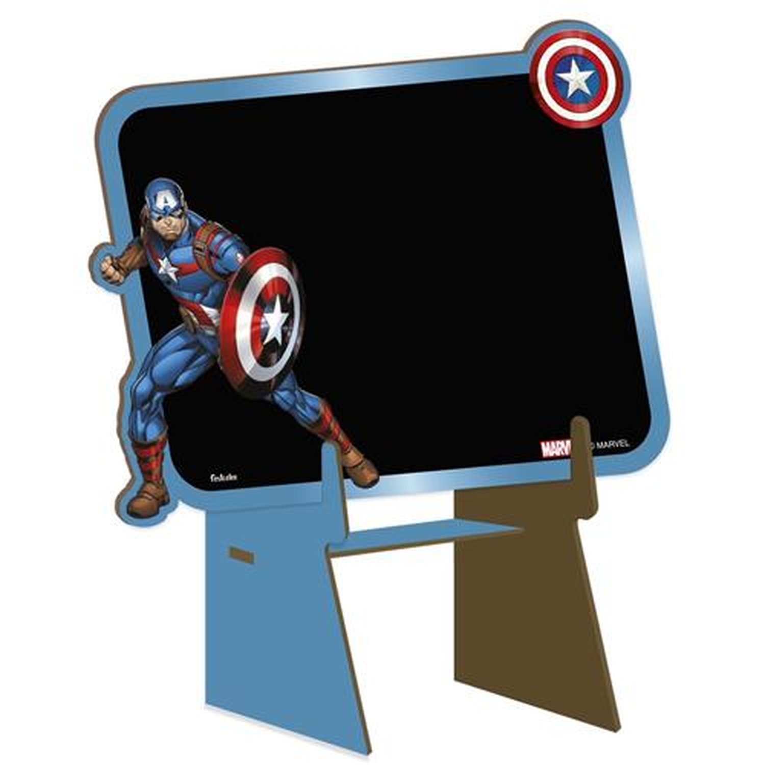 Mdf Lousa Decorada P Capitao America Avengers