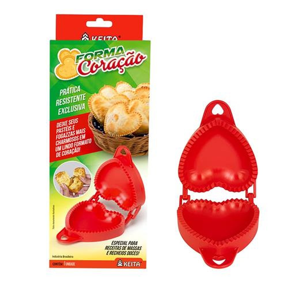 Fôrma Fecha Pastel em Formato de Coração Keita