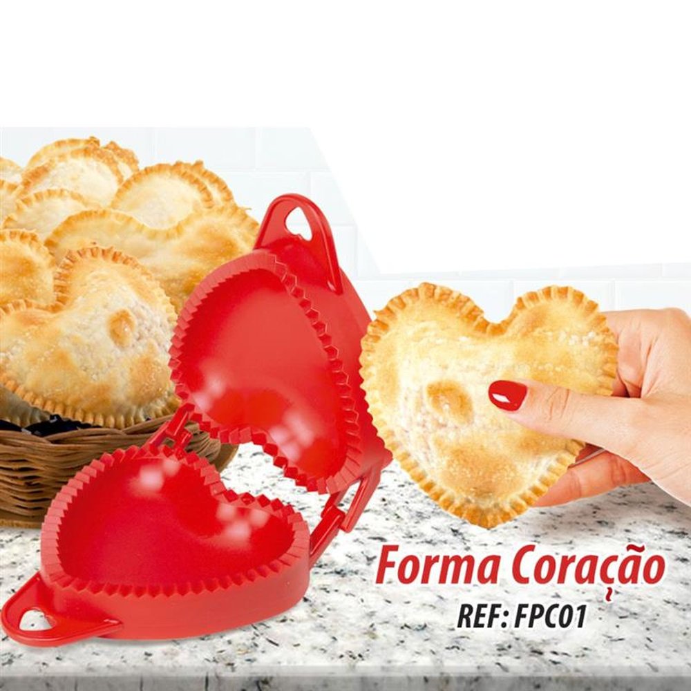 Fôrma Fecha Pastel em Formato de Coração Keita