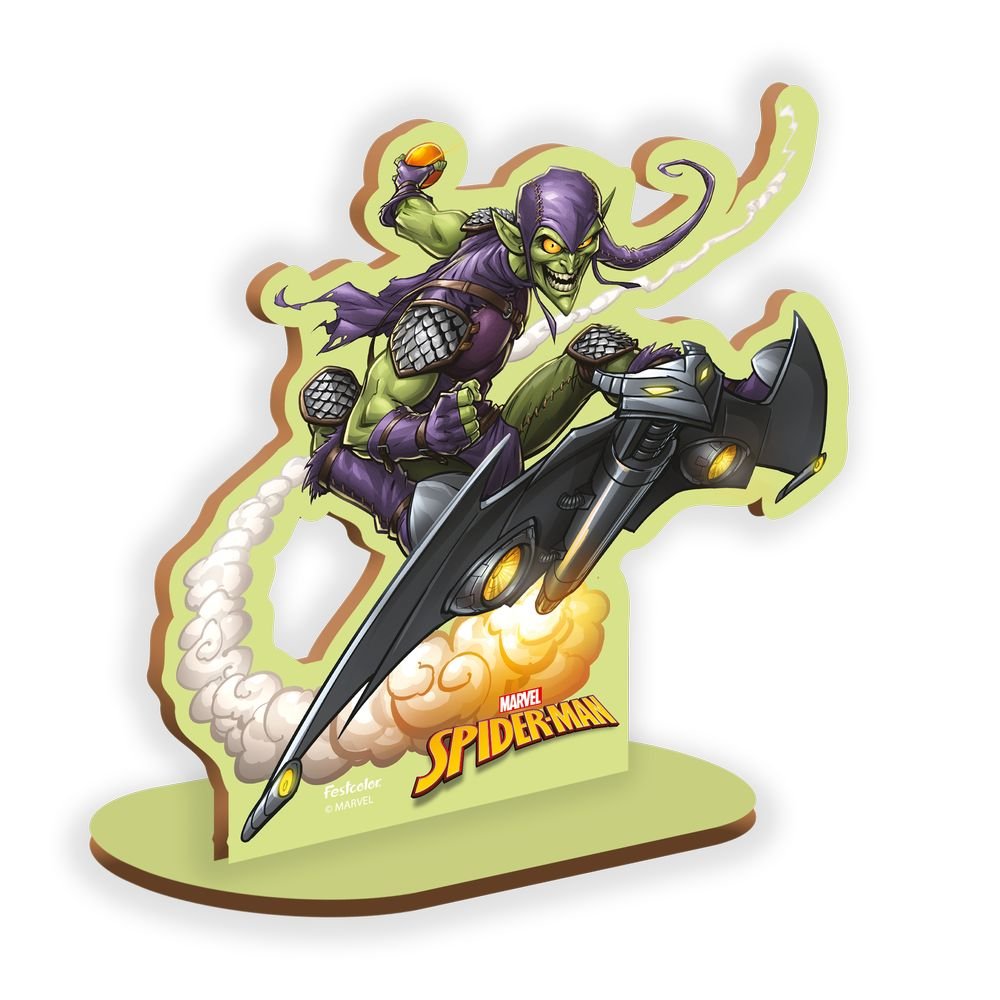 Mdf Personagem P Homem Aranha Duende Individual