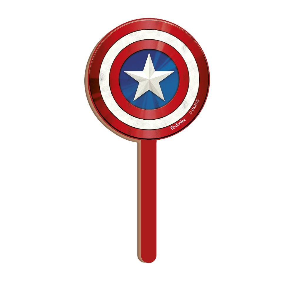 Mdf Pick Decorativo Capitao America Avengers
