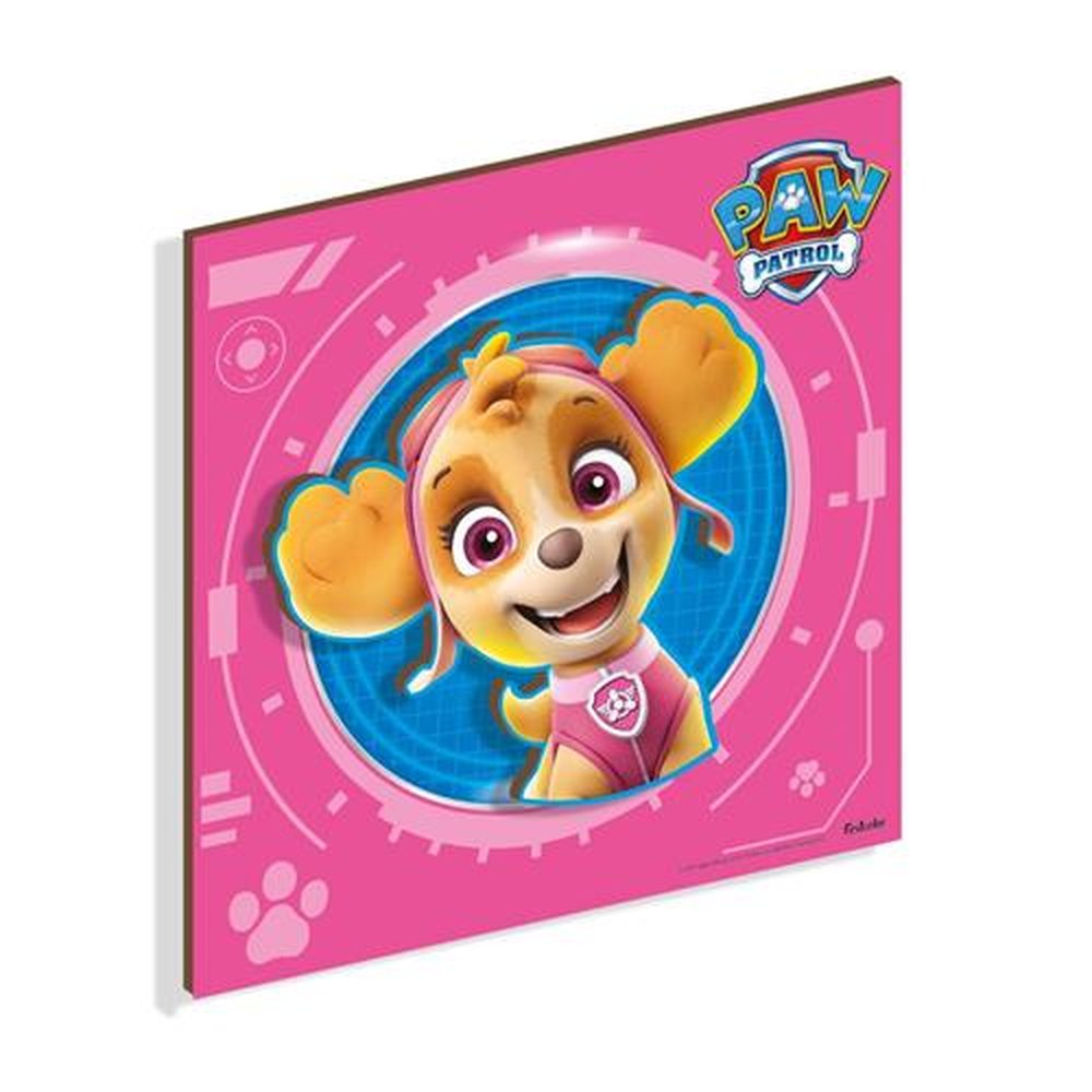 Mdf Quadro Decorativo Skye Patrulha Canina