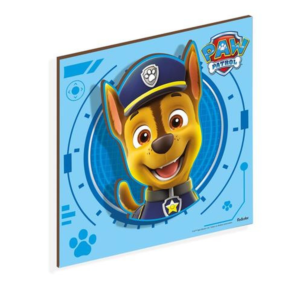 Mdf Quadro Decorativo Chase Patrulha Canina