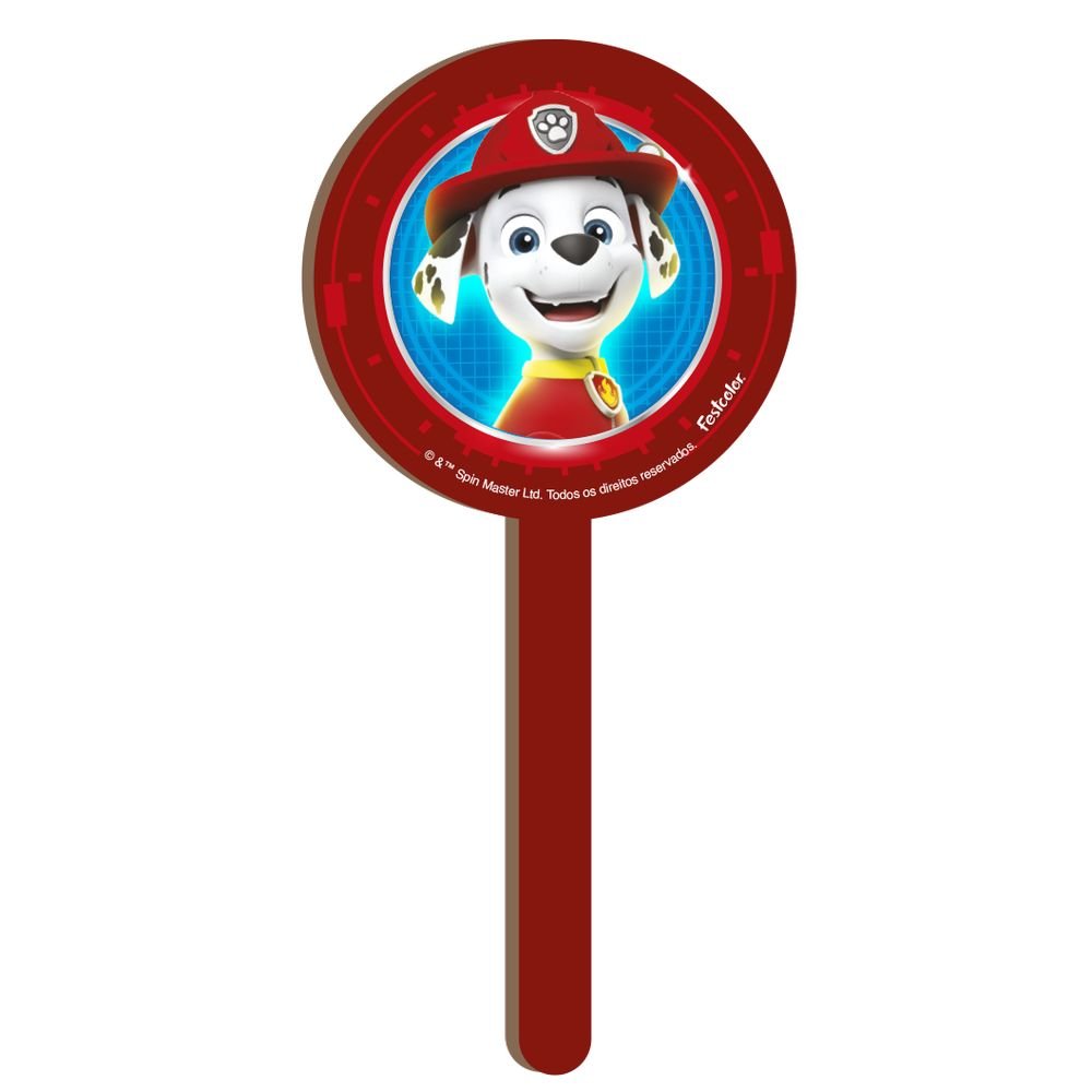 Mdf Pick Decorativo Marshal Patrulha Canina