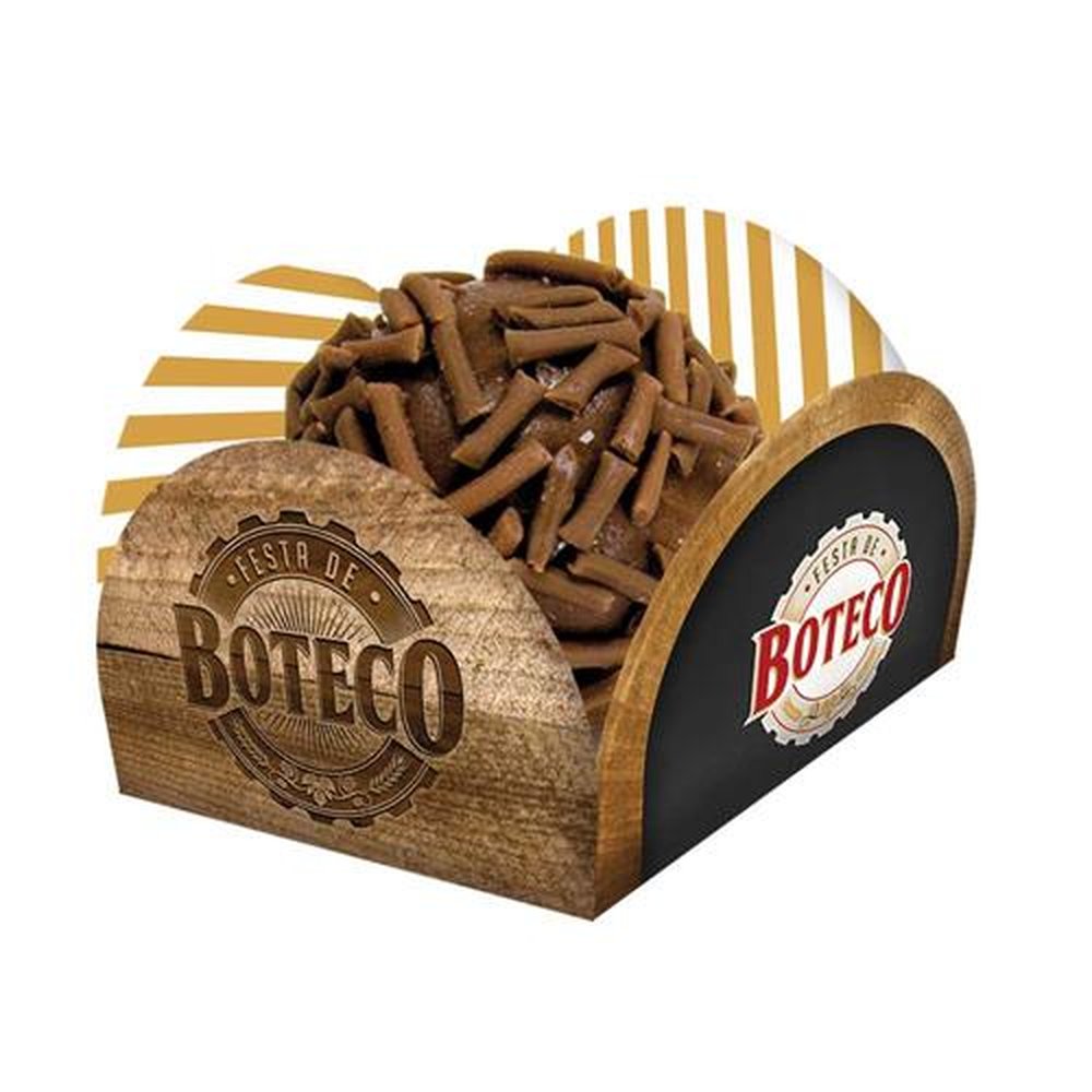 Porta Forminha Boteco - Embalagem com 40 unidades.