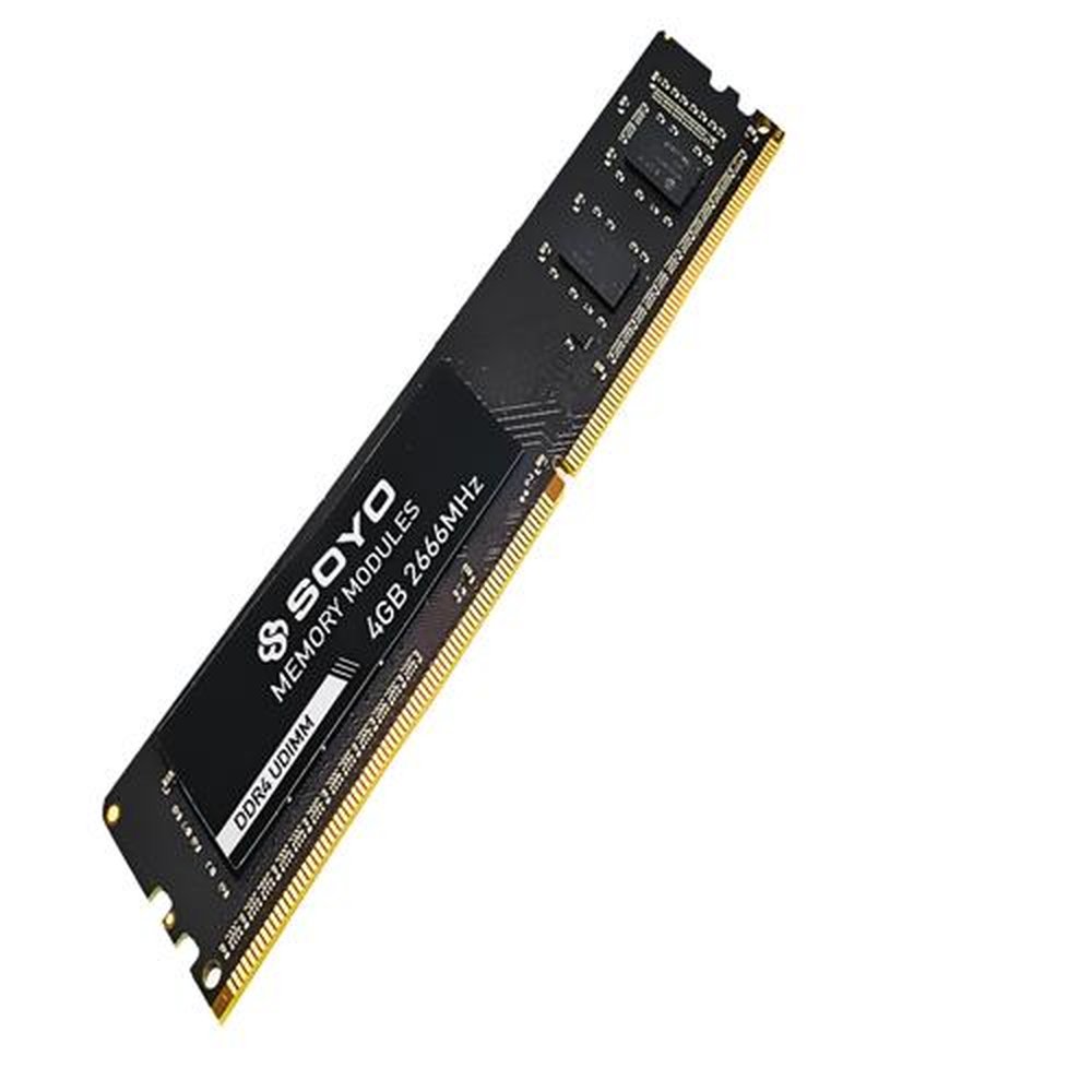Memória 4GB UDIMM DDR4 2666Mhz SOYO - KIT COM 10 UNIDADES