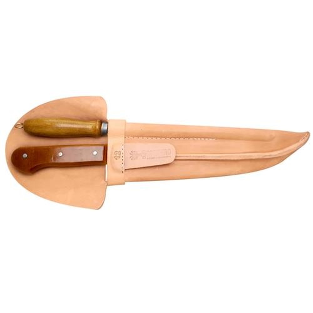 Conjunto Pantaneiro Faca Carbono Coqueiro Com Chaira e Bainha 12