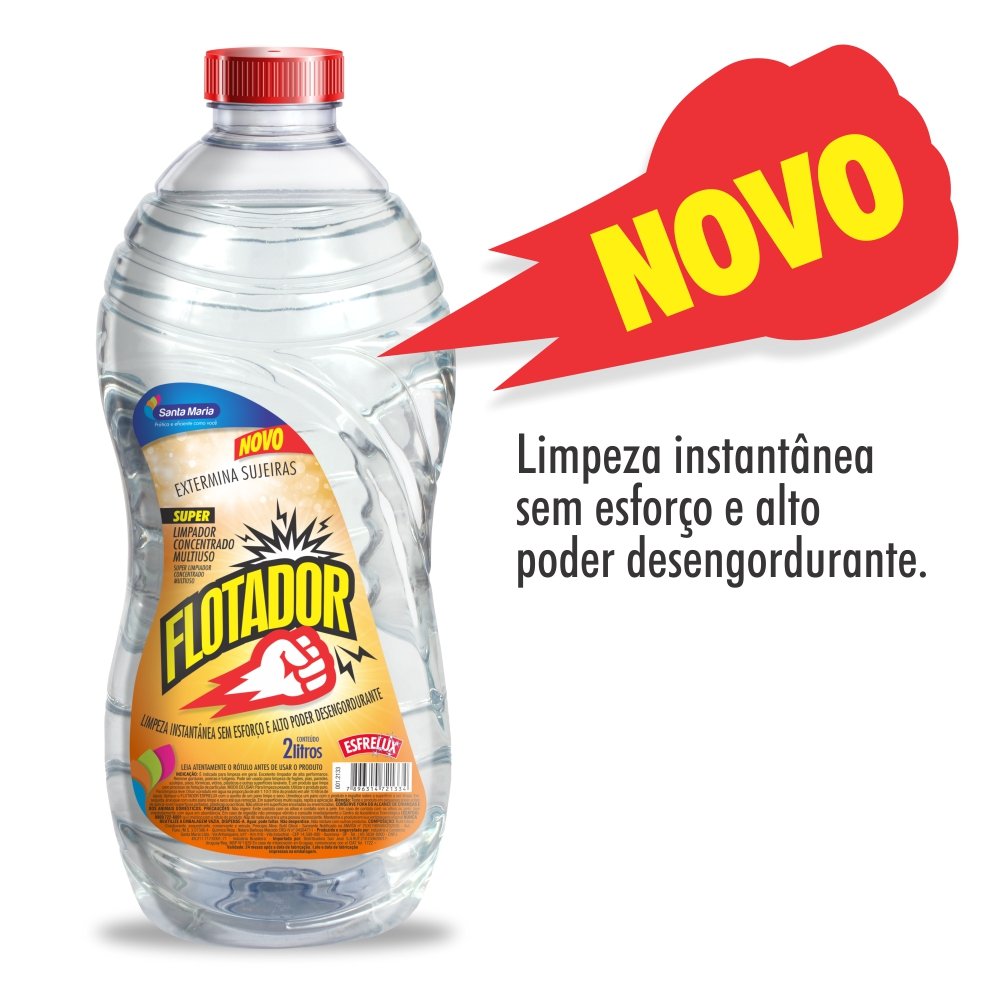 Caixa Com 6 Unidades De Flotador Multiuso Esfrelux 2 L