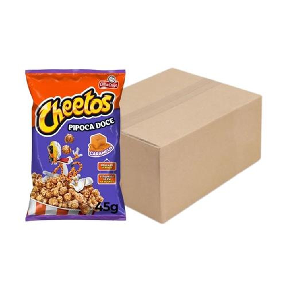 Caixa De Cheetos Pipoca Caramelo Com 64 Unidades De 45g Pepsico