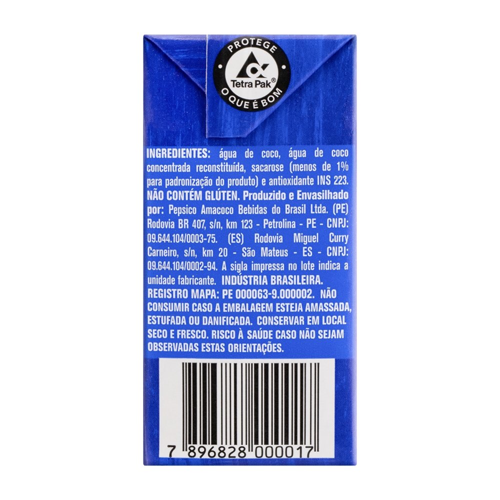 Água de Coco Kero Coco Tetra Pack 200ml - Embalagem com 27 Unidades