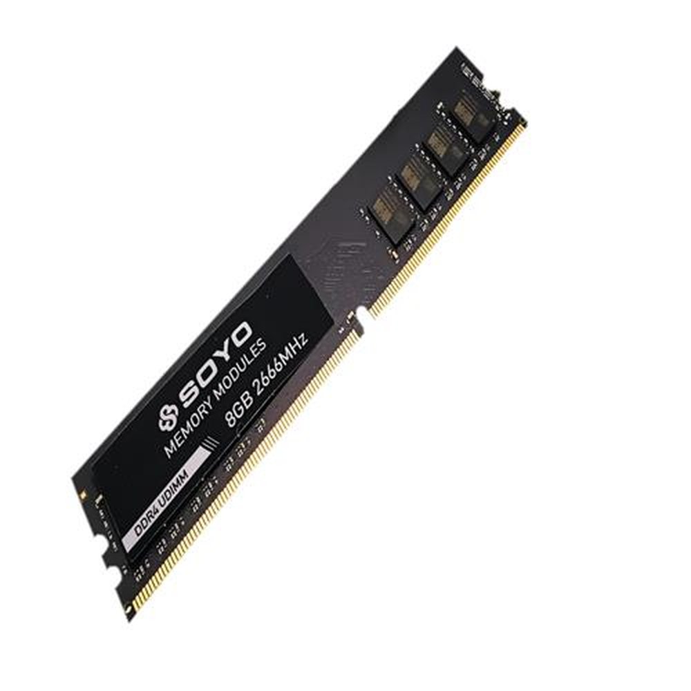 Kit Ram 8GB UDIMM DDR4 2666Mhz, 3 Unidades - Soyo
