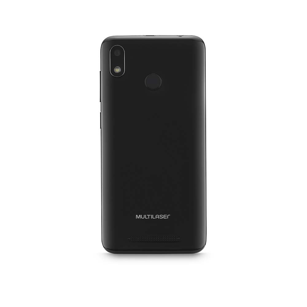 Smartphone Multilaser G Tela 5.5 Processador Octa Core 16GB 4G Sensor Digital Dual Câmera Android 9 Pie GO Preto - NB760