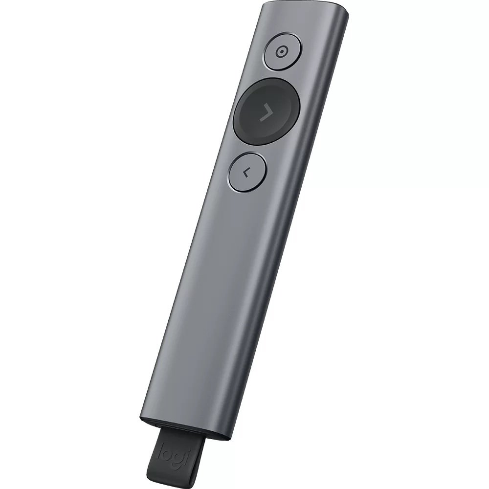 Apresentador Sem Fio Spotlight, Bluetooth, Cinza , Logitech