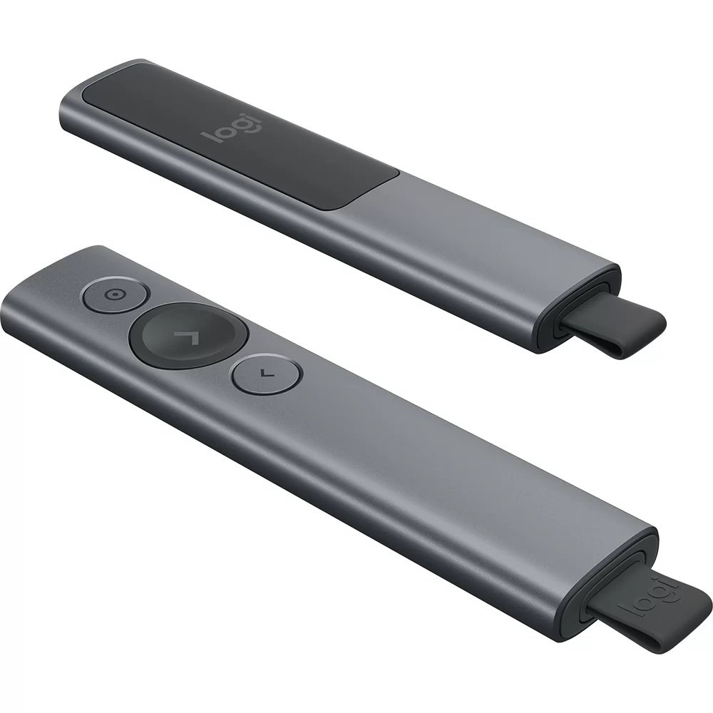 Apresentador Sem Fio Spotlight, Bluetooth, Cinza , Logitech