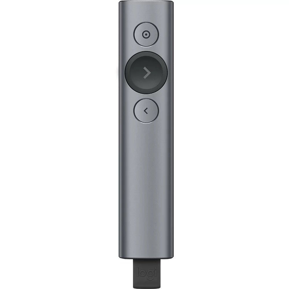 Apresentador Sem Fio Spotlight, Bluetooth, Cinza , Logitech