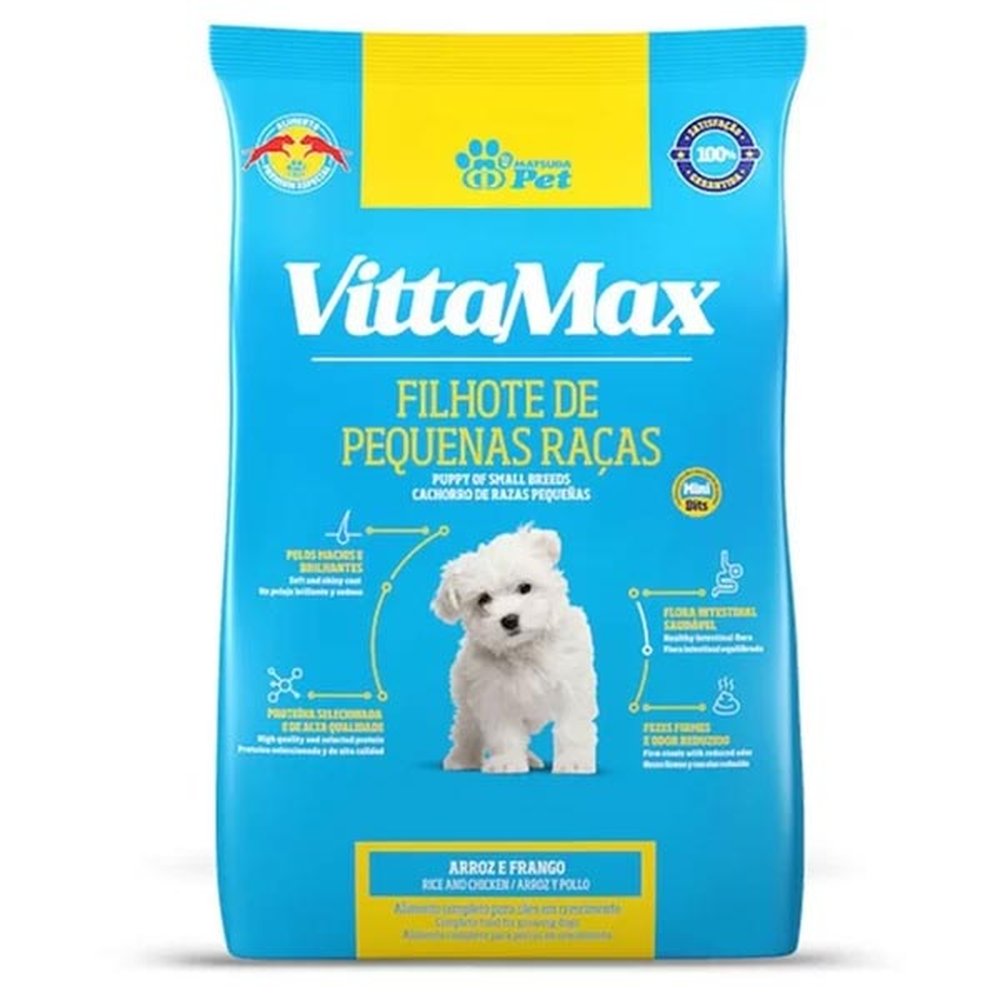 Ração Vittamax Filhote pequenas Racas 1,0kg