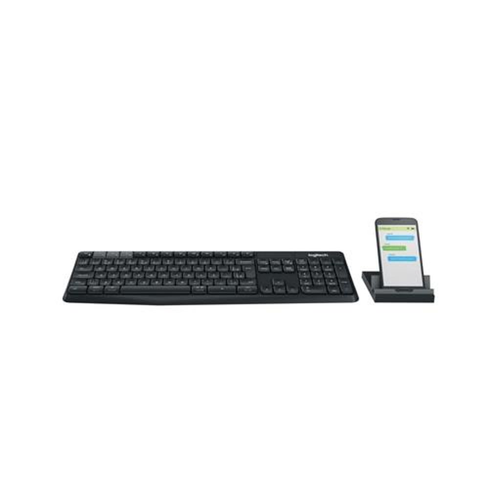 Teclado sem fio Bluetooth Celular PC Tablet Logitech K375s