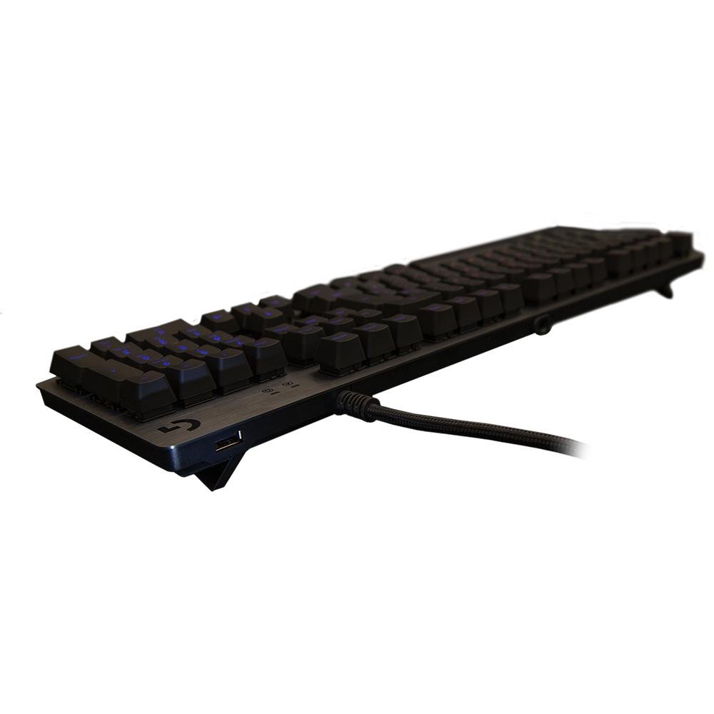 Teclado Mecanico Gamer Logitech G512 Carbon, ABNT2, RGB LIGHTSYNC, USB, Full Size, Switch Brown, Preto