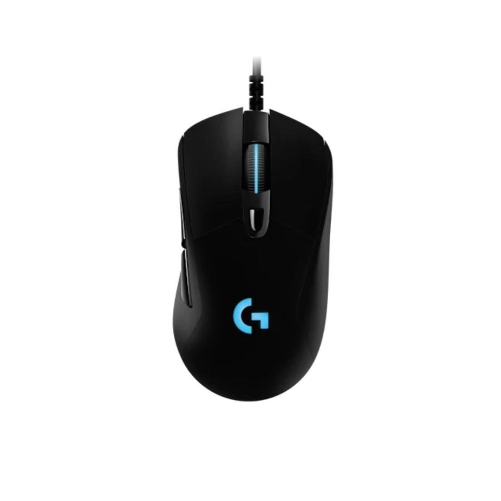 Mouse Gamer Logitech G403 Hero Com Rgb Lightsync, 6 Botões Programáveis, Ajuste De Peso E Sensor Hero 25K