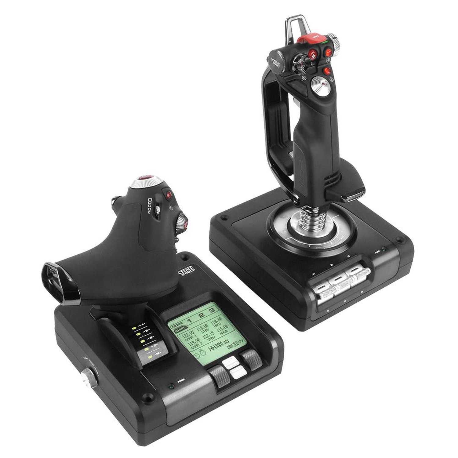 Controle De Simulacao Logitech Com Manete E Joystick X52 Pro H.o.t.a.s. 945-000022