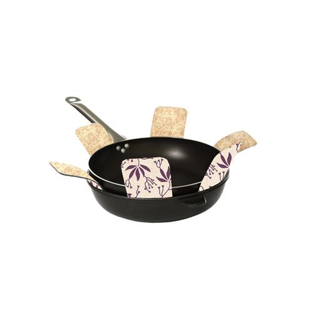 Protetor Para Panelas P Floral Bordô - Marca Alklin Home