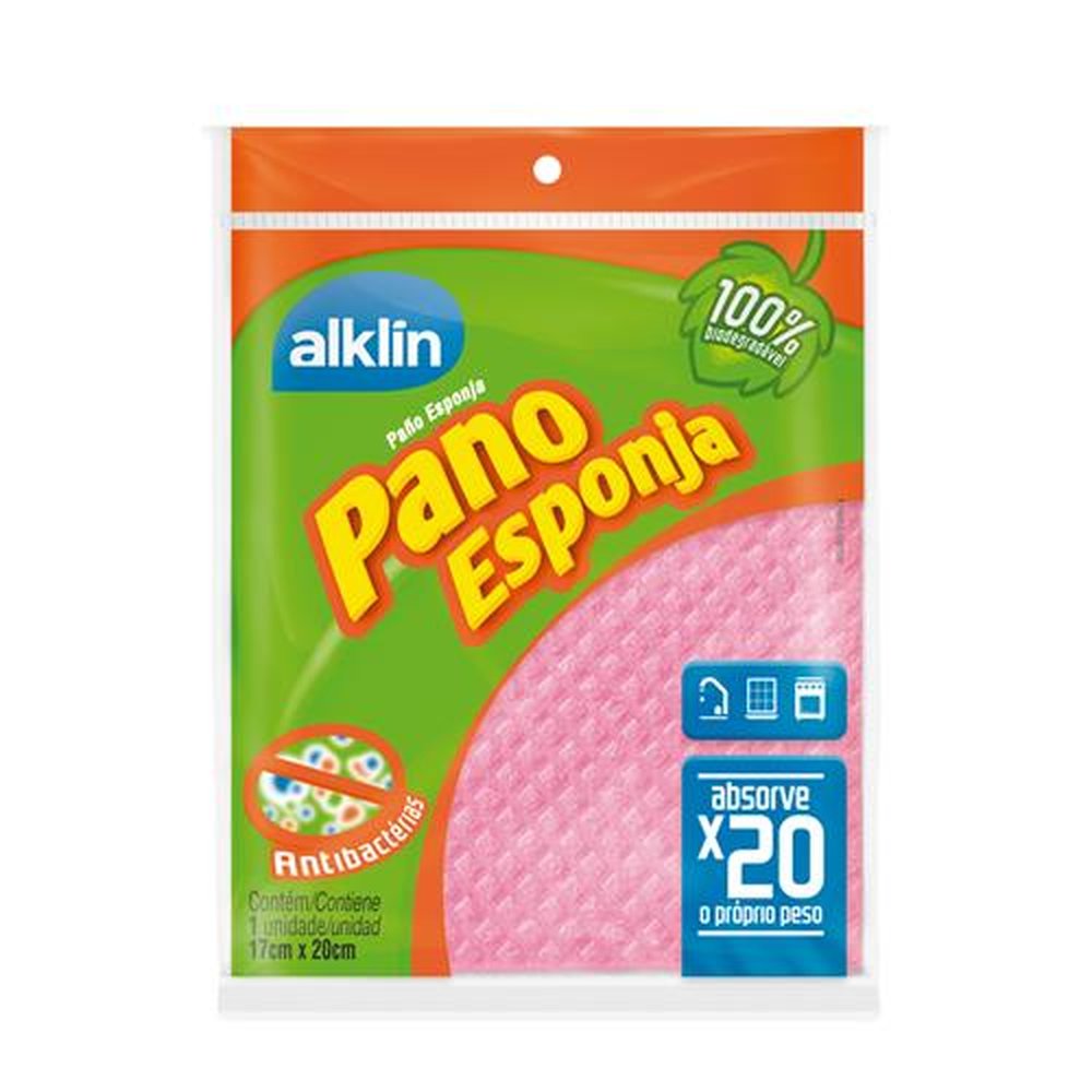 Alklin Pano Esponja 17x20 CX c/ 24