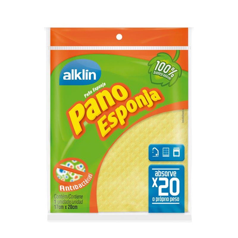 Alklin Pano Esponja 17x20 CX c/ 24