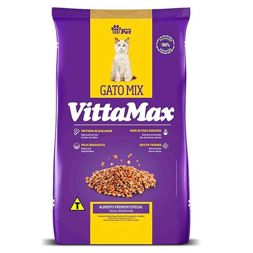Ração Vittamax Gato Mix 1,0kg