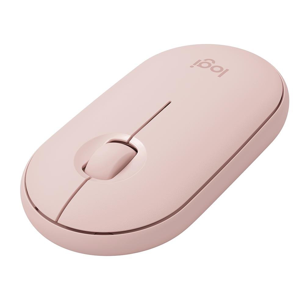 Mouse Logitech M350 Opt Usb Sem Fio Rc/nano Rose