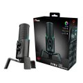 Microfone Gamer de Mesa Trust Gaming Fyru, com Led, com Conexão USB, Streamer, GXT 258
