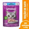 Ração para Gato Whiskas Adulto Sachê Atum 85g - Embalagem com 20 Unidades
