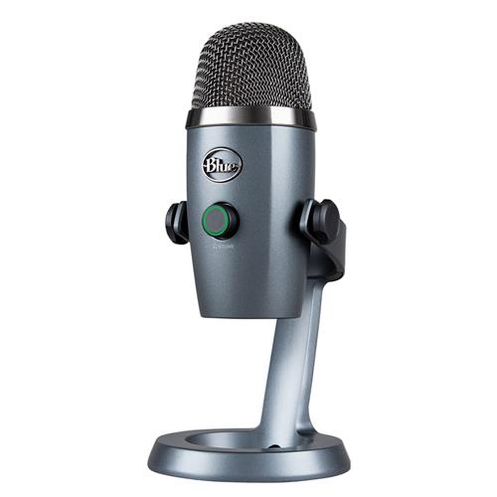 Microfone Condensador Usb Logitech/blue Yeti Nano Cinza