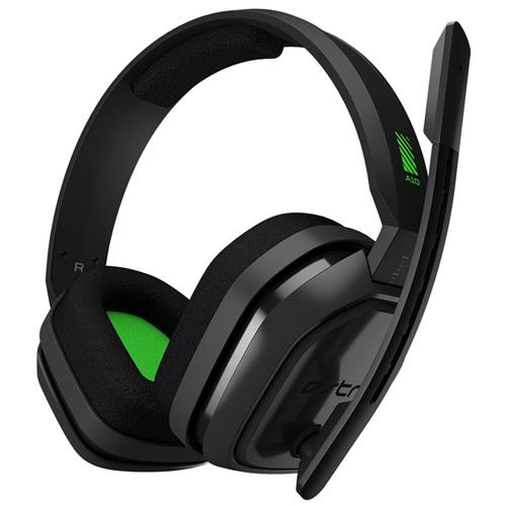 Headset Gamer Astro A10 Preto/verde Para Xbox One/nin Switch/pc